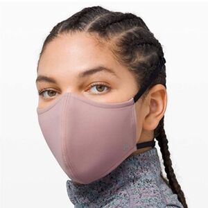 NEW Lululemon Vintage Mauve Double Strap Face Mask
